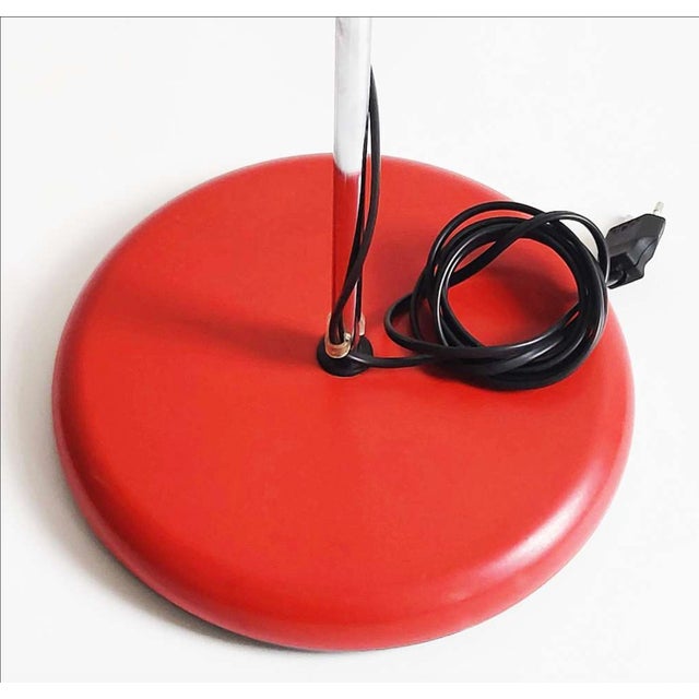 Metal Vintage Italian Floor Lamp, 1980s For Sale - Image 7 of 8