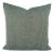 Gp & J Baker Glanville in Teal Pillow Cover - 20" X 20" Teal and Gray Geometric Weave Cushion Case For Sale