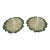 Pair of Fitz & Floyd Porcelain Cabbage Leaf Appetizer Plates For Sale