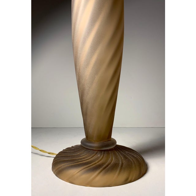 Pair of Italian Murano Glass Ondoso Lamps by Donghia For Sale - Image 10 of 11