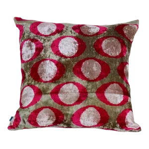 Velvet Ikat Pillow