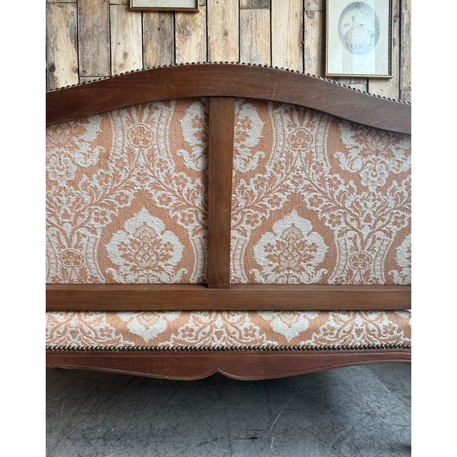 Antique Louis XV Two-Seater Bench For Sale - Image 9 of 10