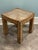 Indian Square Stool With Cane Seat For Sale In Little Rock - Image 6 of 7