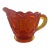 1960s L E Smith Moon and Stars Amberina Creamer For Sale