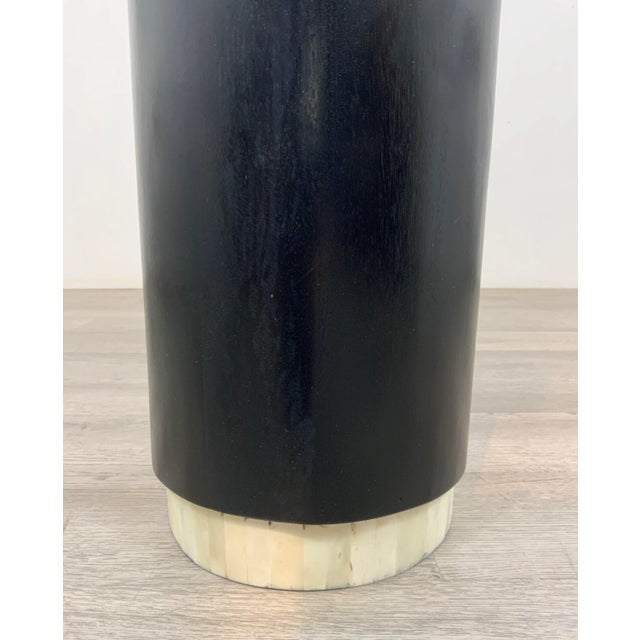 Modern Currey & Co. Modern Faux Bone Accents Table For Sale - Image 3 of 3