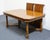 Wood High End Vintage Solid Oak Rustic European 100" Double Pedestal Dining Table 7080-40 For Sale - Image 7 of 11