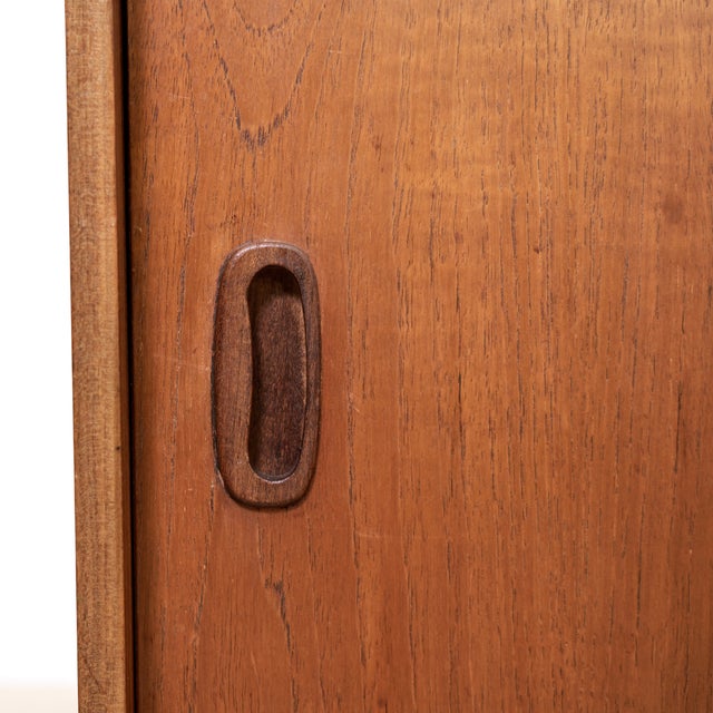 Mid Century Bookcase Room Divider in Teak For Sale - Image 9 of 10
