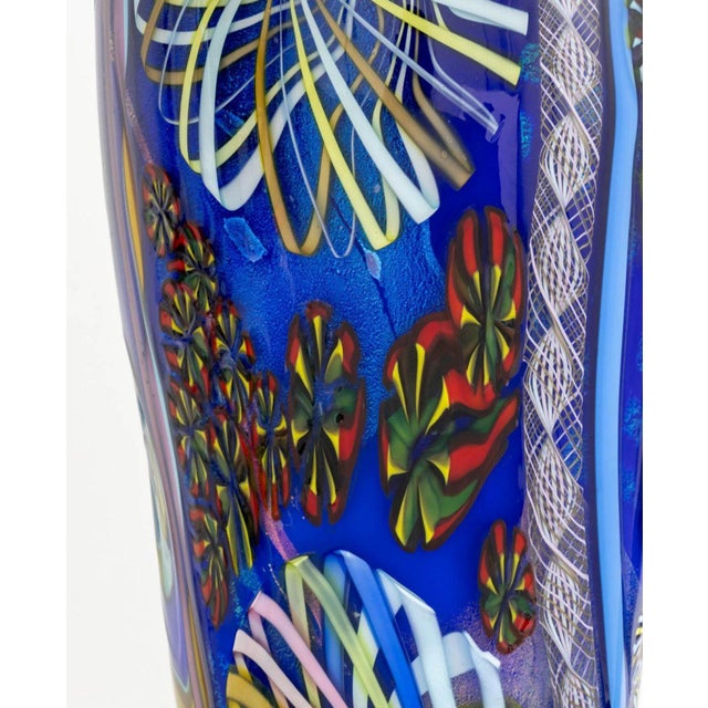 Michael Angelo Menconi Art Glass Table Lamp, 2006 For Sale - Image 10 of 12