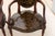 Brown Early 20th Century Federal Style Shield Back Chairs With Faux Tortoise Leather Seats, Pair For Sale - Image 8 of 13