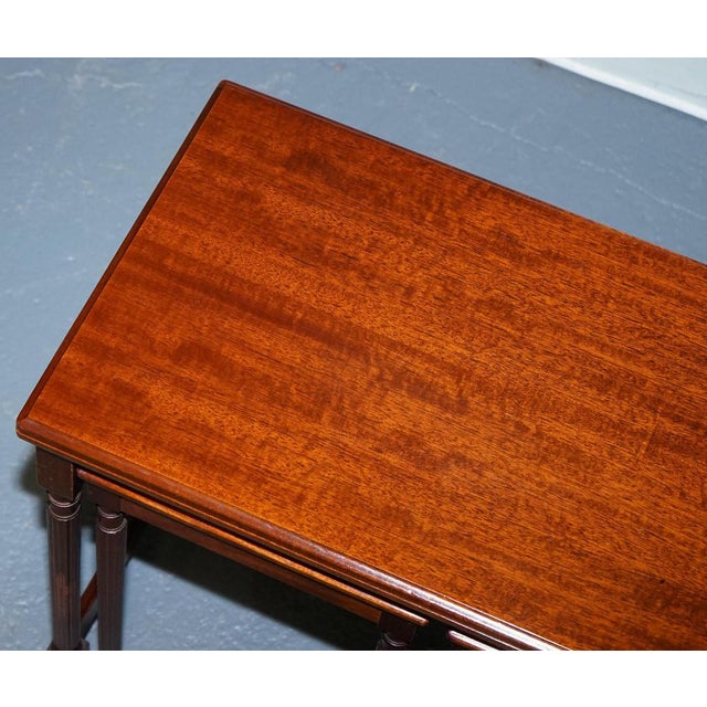 Mid-Century Modern Nesting Table from McIntosh, Set of 3 For Sale - Image 9 of 18