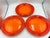 2020s Le Creuset Stoneware Vancouver Flame Orange 4pc Dinner Plates Set 10.5" For Sale - Image 5 of 8