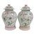 19th Century Chinese Ching Dynasty Famille Rose Temple Jars - A Pair For Sale