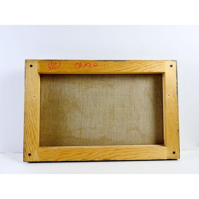 Abstract Late 20th Century Abstract Expressionist Mixed Media George Turner Painting For Sale - Image 3 of 3