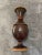 Large Vintage Wooden Vase Hand-Turned Mid Century Modern For Sale - Image 6 of 10