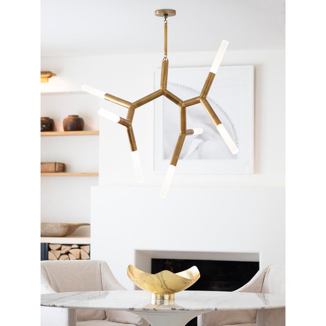 Our Traveler Chandelier is the epitome of modern dynamism with its multiple, branching end points finished in custom...