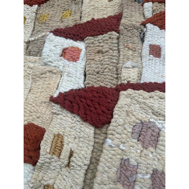 Mid-Century Brutalist Macrame Tapestry, 1950s For Sale - Image 6 of 18