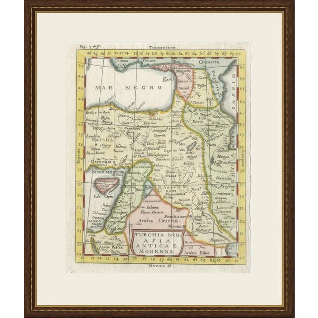 This small antique map of Turkey in Asia is titled Turchia nell Asia antica e moderna and comes from an Italian edition of...