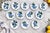 Set of 12 Hand Painted Italian Umbrian Faience Plates For Sale - Image 11 of 12