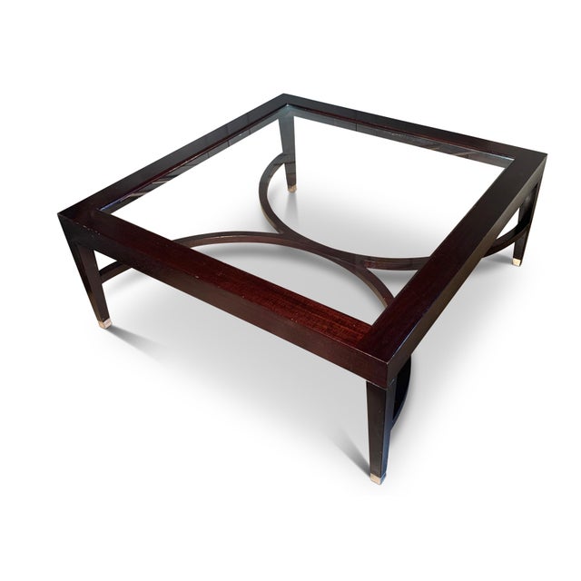 Brown Low Coffee Table from Justin van Breda, London, 2000s For Sale - Image 8 of 8