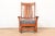 A gorgeous Mission oak Arts & Crafts rocking chair By Gustav Stickley (signed with red decal) USA, Circa 1910 Solid...