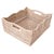 Artifacts Rattan Scallop Collection Shelf Basket in White Wash - 14" For Sale - Image 9 of 9