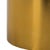 Early 21st Century Solstice Round Side Table in Black / Gold For Sale - Image 5 of 6