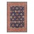 Oriental Ziegler Blue Rust Hand-Knotted Wool Rug - 7'8'' X 10'3'' For Sale