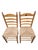 Wood Vintage French Country Rush Seat Ladder Back Dining Chairs – Set of 4 For Sale - Image 7 of 11