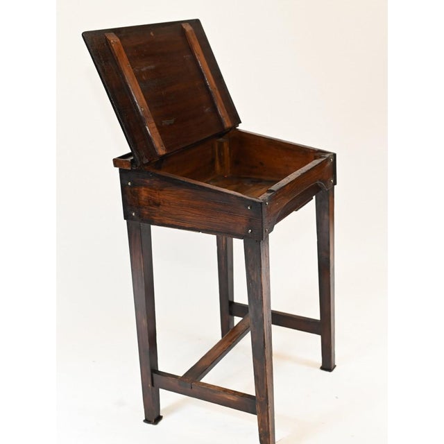 Victorian Mahogany Childrens School Desk, 1890s For Sale - Image 3 of 6