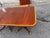 English Vintage Regency Style Cross Banded Mahogany Dining Table With 2 Leaves by Biggs Furnture For Sale - Image 3 of 18