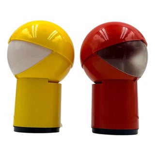 Space Age Sfera Notte Table Lamps from Gagiplast, 1970s, Set of 2 For Sale