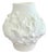 Vintage German Shell Vase in Bisque Porcelain from AK Kaiser, 1970s For Sale
