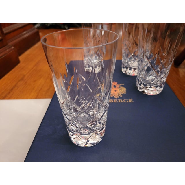Contemporary Set of Faberge Highball Glasses d'Arcy For Sale - Image 3 of 10