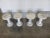 1960s Vintage Italian Carrera Marble Garden Stools- Set of 4 For Sale - Image 9 of 12