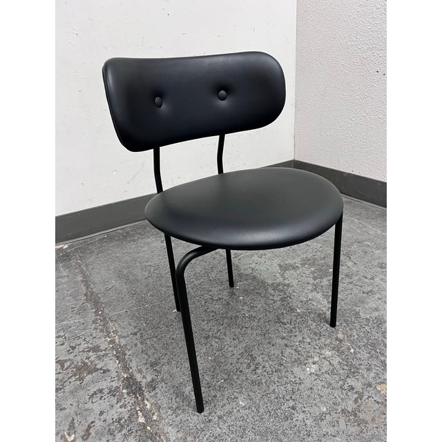 Mid-Century Modern Oeo Studio for Gubi Coco Leather Side Chair For Sale - Image 3 of 12