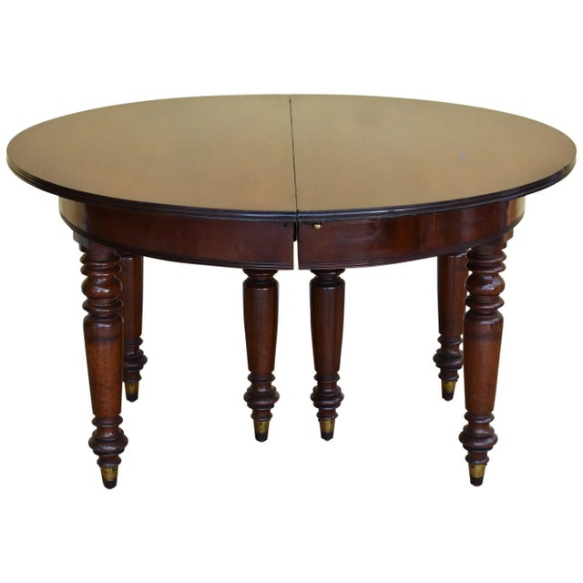 Antique English William IV Dining Table in Mahogany For Sale - Image 9 of 9