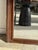 Antique Mirror for Right-Hand Cabinet Door in Brown Oak with Beveled Glass and Carved Frame, 1980s For Sale - Image 14 of 16