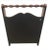 Brown Maitland Smith Neoclassical Brown Leather Upholstered Magazine or Letter Stand For Sale - Image 8 of 9