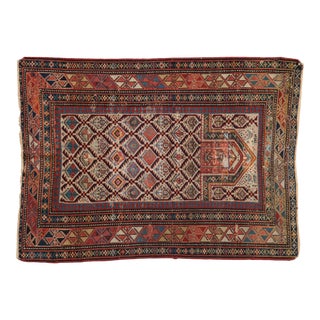 Antique Daghestan Rug - 3'3" X 4'6" For Sale
