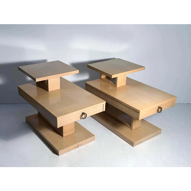 Lane Architectural End Tables - A Pair For Sale - Image 10 of 13