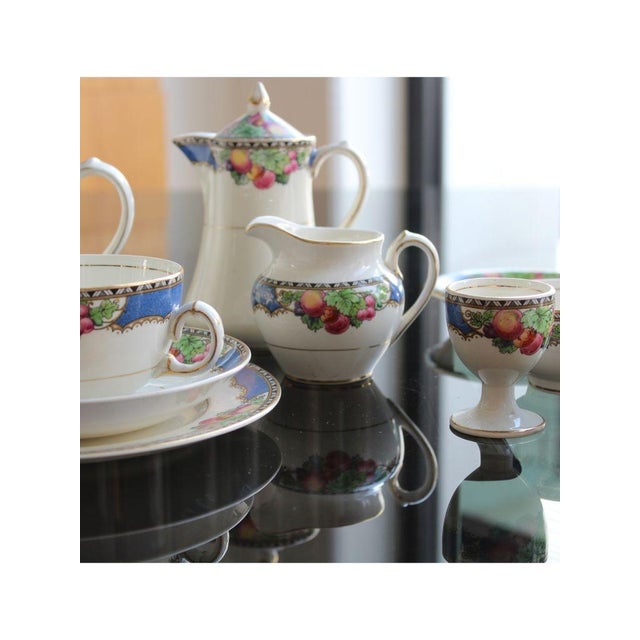 Breakfast Set for 1 from Orchard Booths Silicon China, 1920s, Set of 11 For Sale - Image 9 of 18