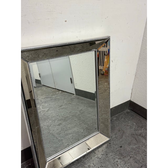 Bassett Furniture Beaded Wall Mirror For Sale - Image 11 of 12