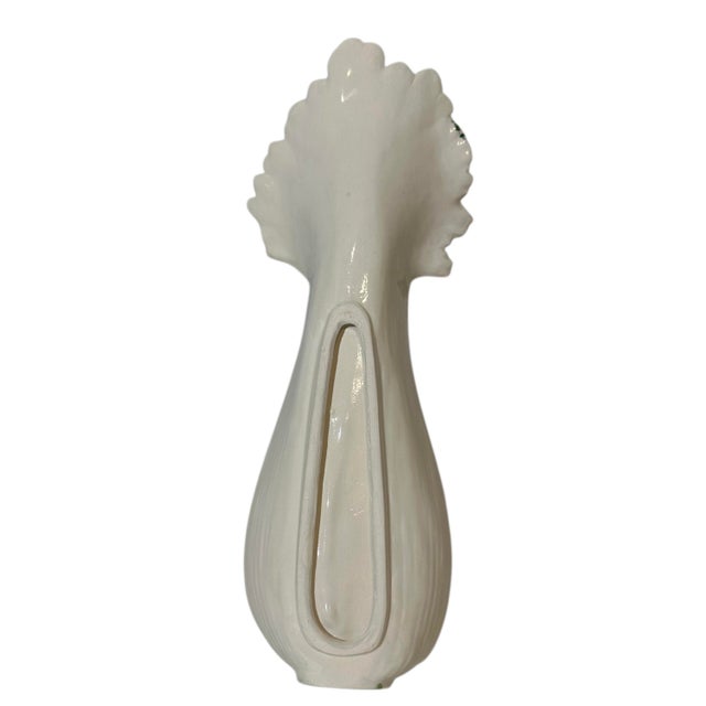 Vintage Ceramic Celery Shaped Serving Dish For Sale - Image 11 of 12