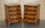 Vintage Burr & Burl Yew Wood Chest of Drawers, Set of 2 For Sale - Image 16 of 18