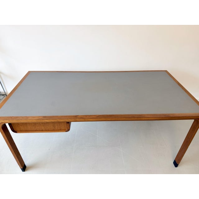Large Desk by Rud Thygesen and Johnny Sorensen Magnus Olesen, Denmark, 1970s For Sale - Image 16 of 18