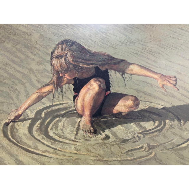 Early 21st Century Lunda Hoyle Gill “Lundy in the Sand” Limited Edition Framed Print 520/1000 For Sale - Image 5 of 12