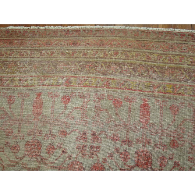 Worn Antique Gallery Khotan Rug, 6'4'' X 12'10'' For Sale In New York - Image 6 of 12