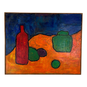 Mid Century Still Life Painting Marion Knudsen