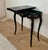 Black Chinese Black Lacquer Games Table with Hand-Painted Floral Decoration For Sale - Image 8 of 18