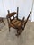 Vintage Wooden Dining Chairs with Brown Leather Seats, 1970s, Set of 3 For Sale - Image 17 of 18